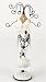 Juliana Tres Chic White Dress with Black Bead Belt Jewellery Mannequin