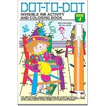 Do-to-Dot Invisible Ink Book 3 or 4 by Lee Publications