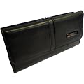 New Quality Womens Soft Sheep Nappa Leather Purse (Black)