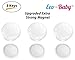 Eco-Baby Child Safety Magnetic Cabinet and Drawer Locks for Proofing Kitchen Child Latches (3 Pack Keys)