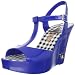 Harajuku Lovers Women's Quin T-Strap Sandal,Blue,7 M US