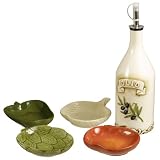 Grasslands Road Cucina Cruet and Dipping Bowl Set, 10-Inch by 3-Inch