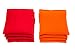 Weather Resistant Cornhole Bags (Set of 8) by SC Cornhole (Red/Orange)