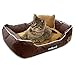 Milliard Bolstered Pet Bed with Pillow - 24x20x7in