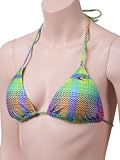 O'Neill Plaid Triangle Bikini Top