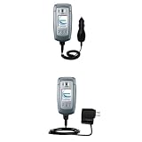 Essential Kit for the Samsung SGH-E770 - includes Car and Wall Charger with Rapid Charge Technology - Gomadic Brand w/ TipExchange Technology