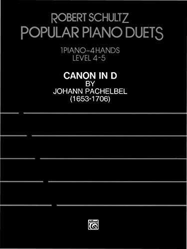 Canon in D: For Advanced Piano (Popular Piano Duet Series)