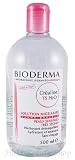 Crealine TS H2o Ultra-mild Non-rinse Face and Eyes Cleanser For dry sensitive skin Ultra moisture 500 Ml By Bioderma