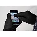 YAYAGO Touchscreen Handschuhe Schwarz Universalgr��e (ca. M - L) - F�r kapazitive Displays wie etwa iPhone 3 / 4 / 4S / iPad 2 / iPad 3 / iPad hd / Samsung Galaxy SIII S3 i9300 / Samsung Galaxy S i9000 / Samsung Galaxy Note N7000 / Samsung Galaxy S2 i9100 / Samsung Galaxy Y S5360 / Samsung Galaxy Fit S5670 / Sony Ericsson Xperia Ray / Huawei Ideos X3 / Nokia Lumia 800 / Nokia N9 / LG Optimus 4X HD (X3) und alle weiteren Modelle mit kapazitivem Dsiplay und Touch Screen Handy Navigationsger�t inkl. dem Original YAYAGO Clean
