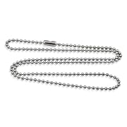 2.4mm Plated Ball Chain Necklace