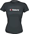 I Heart (Love) Tebow Women's Tee Shirt in 6 Colors Small thru XXL