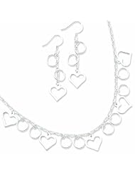 Sterling Silver Necklace and Earring Set