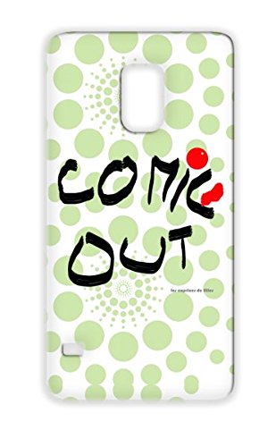 Comic Out Red For Sumsang Galaxy S5 Durable Nose Graphic Design Fun Funny Painting Love Gay Lesbian Gifts Gift Idea Comedy Paint Effect Gift Writing Clown Humor Ideas Homosexual Parody Circus Laughter Case Cover