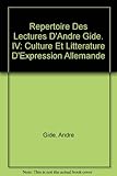 Répertoire des lectures d'André Gide