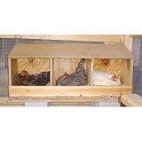Mobile Chicken Nesting Box Size - 3 Hole Nesting Box Mobile Chicken Nesting Box Size - 3 Hole Nesting Box