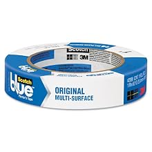 Scotch 2090-1A ScotchBlue Painter's Tape, 1-Inch by 60-Yards