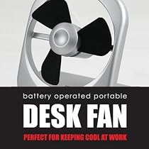 Desk top safe fan