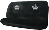 Crown Universal-fit Gem Crystals Studded Rhinestone Bench Seat Cover
