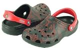 Disney Pirates Crocs Black w/ Red Childs Size