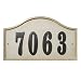 Tools & Hardware : Qualarc RIG-4913 Ridgestone Serpentine Address Plaque System, Sandstone