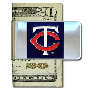 Cover image : Minnesota Twins Large Metal Money Clip - MLB Baseball Fan Shop Sports Team Merchandise