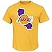Kobe Bryant Los Angeles Lakers #24 NBA Men's Record Holder Player T-Shirt Gold