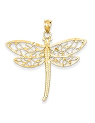 14k Diamond-Cut Dragonfly