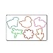 Glow in Dark Zany Bandz Spring Rubberbands Shapes
