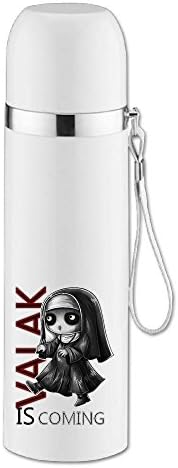 Custom High-quality Stainless Steel Insulation Cup The Conjuring 2 Valak Cartoon Cute Vacuum Cup For Hiking Camping White 14.5oz/350ml