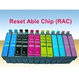 41%2BOsDTyXTL. SL160  12 Packs of US Patented Epson 98 99 Compatible Ink Cartridges for Epson Artisan 725, 835, 700, 710, 800, 810 Printers. These cartridges have Reset Able Chips (RAC)! Reviews