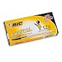 BIC(R) Cristal(R) Ballpoint Pens, Medium Point, 1.0 mm, Black, Box Of 12