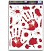 Bloody Handprint Clings Party Accessory (1 count) (22/Sh)