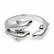 Sterling Silver Plain Rings - Dolphins - Sizes: 6-9