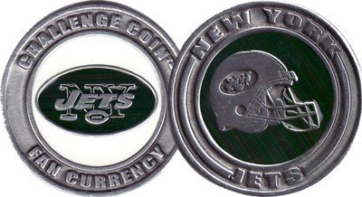 NFL New York Jets Challenge Coin Poker Card Cover
