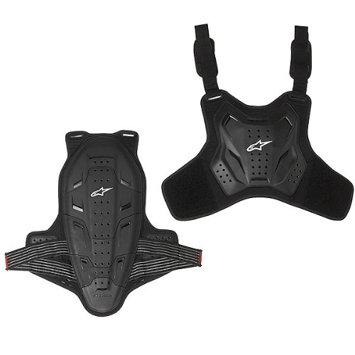 Alpinestars SMX Bionic Vest Adult Protector Sports Bike Motorcycle Body Armor - Black / Large/X-Large