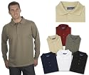 Langarm Polo Shirt Gr. S - 8XL viele Farben