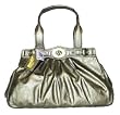 Coach Signature Gold Patent Garnet Leather Purse 13926