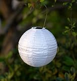 Soji Solar Lantern - White with Amber LED