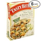 Tasty Bite Entree Peas Paneer and Basmati Rice 12 Ounce Boxes Pack of 6 by Tasty Bite