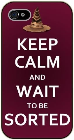 iPhone 5C Keep Calm and wait to be sorted - black plastic case / Keep Calm, Motivation and Inspiration, harry, potter
