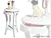 Beistelltisch Konsolentisch klassisches Design Tisch weiss im Romantik Garden Look