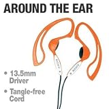 Sony MDR-J10 h.ear Headphones with Non-Slip Design (Orange)