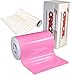 ORACAL 651 Gloss Soft Pink Adhesive Craft Vinyl for Cameo, Cricut & Silhouette Including Free Roll of Clear Transfer Paper (6ft x 12