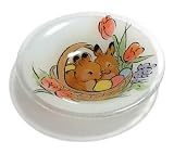 Peggy Karr Happy Easter 9-Inch Glass Bowl