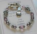Message of Love Jewelry Night's Sky with Comfort Charm, Available in Various Sizes