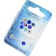 14 Gauge Multi Blue 10 Ball Interchangeable Barbell Pack