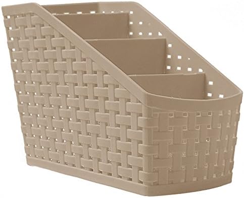 DATON Plastic Storage Box Desktop Sub-grid Storage Case Multi-function Storage Organizer Gray