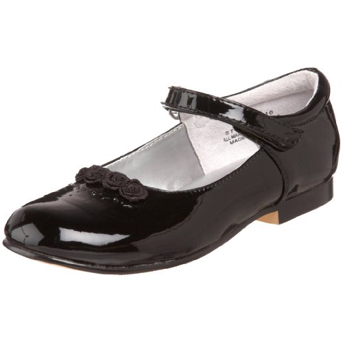 Jumping Jacks Wild Rosette Mary Jane (Toddler/Little Kid),Black Shiny,8.5 M US Toddler