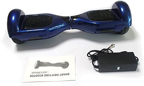 LAISHIXING 2 Wheel Smart Balance Electric Scooter Hoverboard Skateboard Motorized Adult Roller Hover Standing Drift Board (Bule)