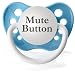 Mute Button Pacifier (Baby Blue)